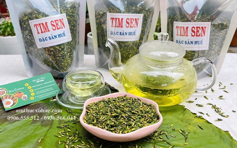 tim hạt sen có tác dụng gì 